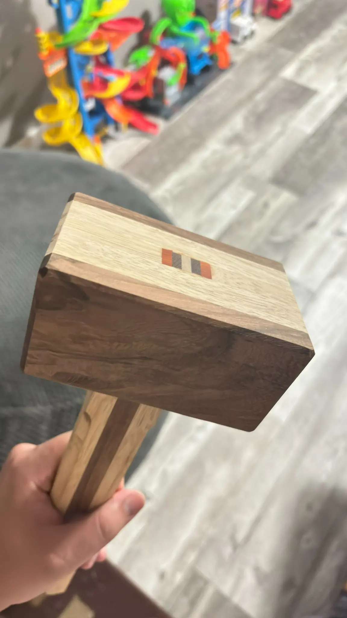 Built to Strike — Reclaimed Hardwood Mallet detail 4