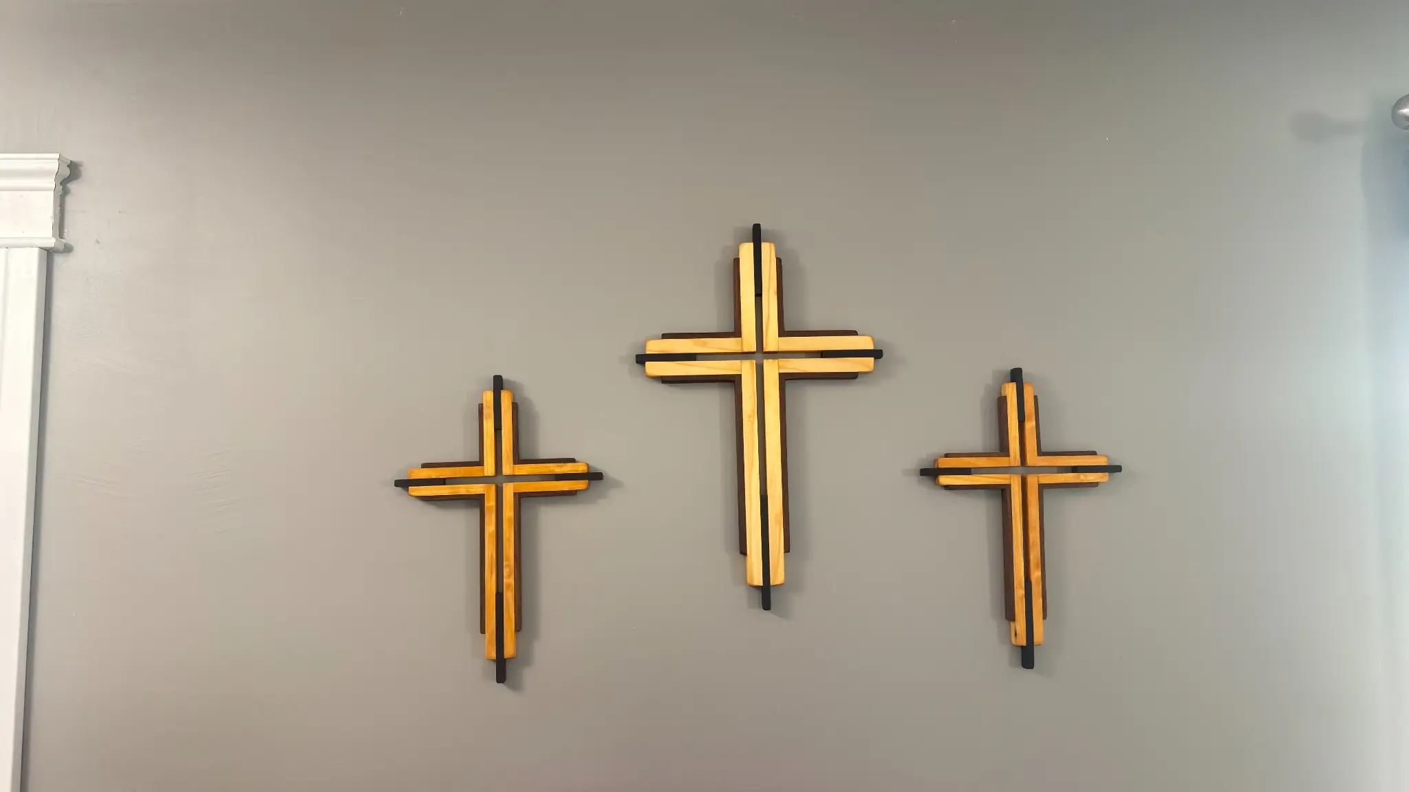 Cross Grain — Wooden Wall Cross Collection
