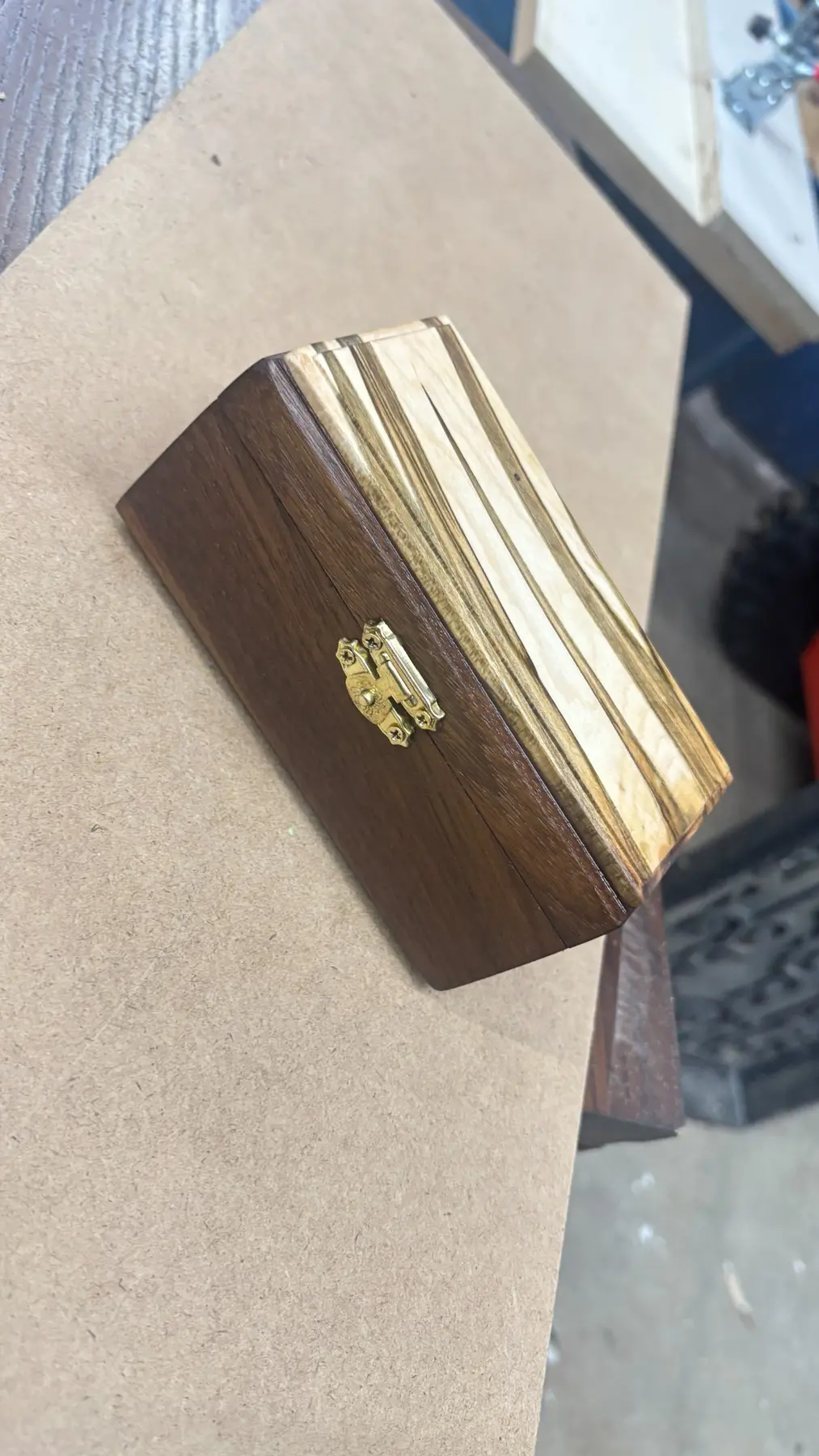 Held in Contrast — Walnut & Ambrosia Maple Gift Box detail 2