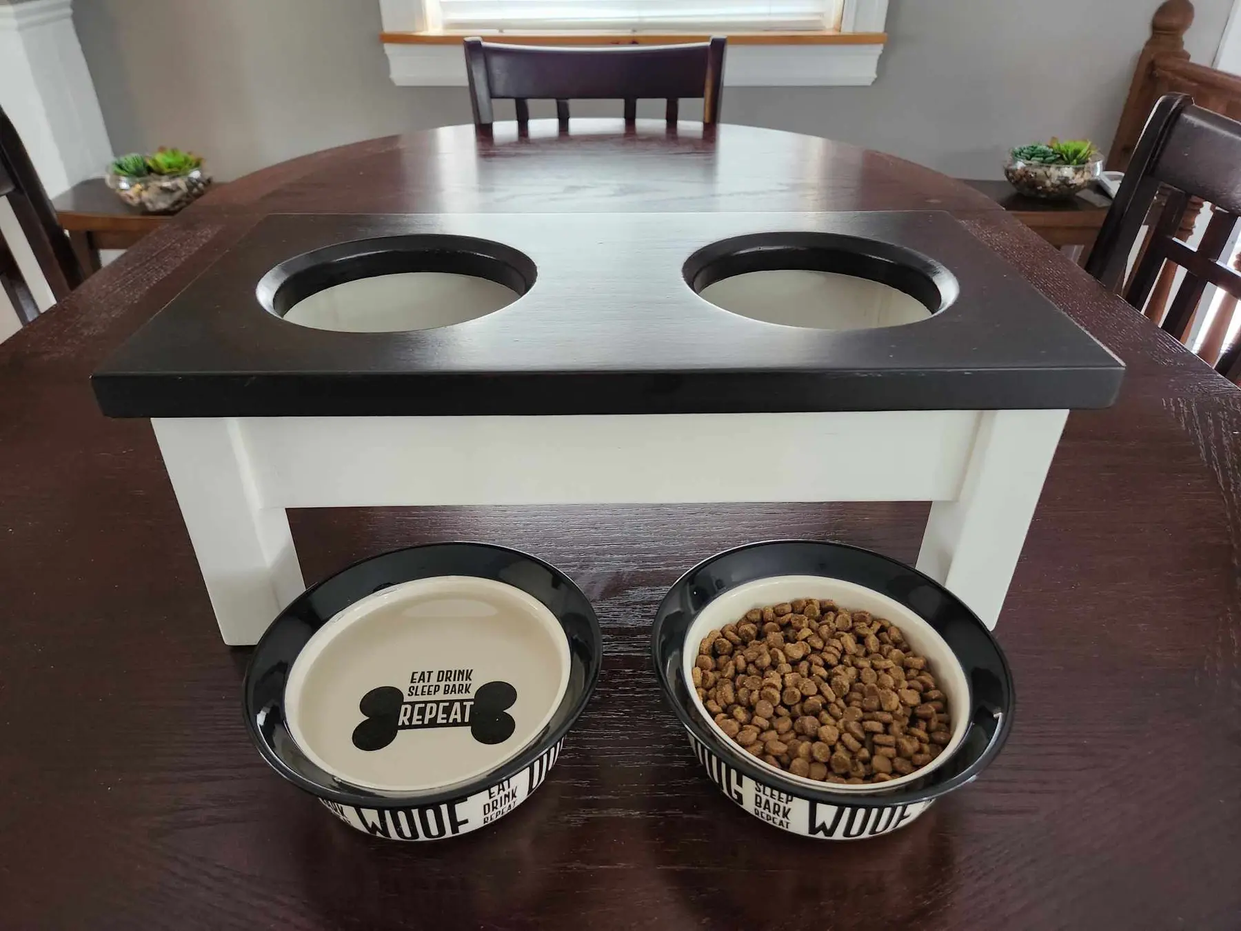 Raised in Tauari — Dog Bowl Riser detail 10