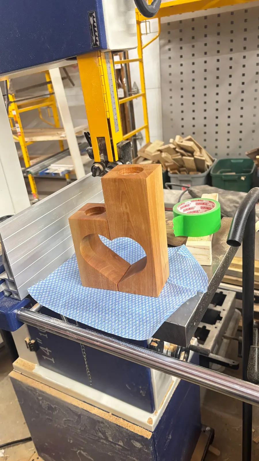Two as One — Pine Heart Candle Holder detail 1